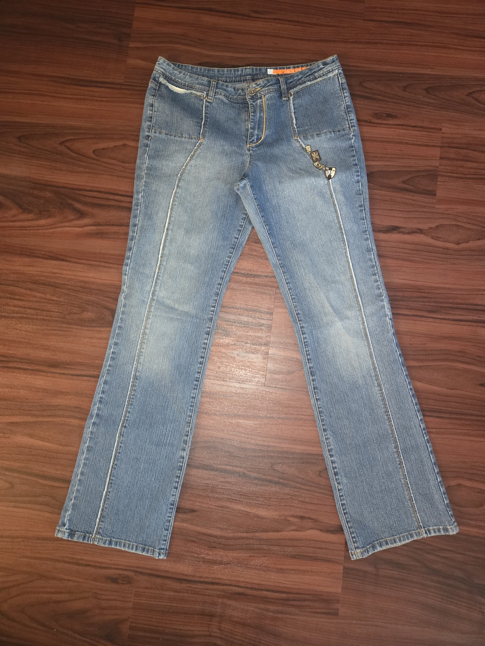 Akademiks Light Blue Flare Jeans